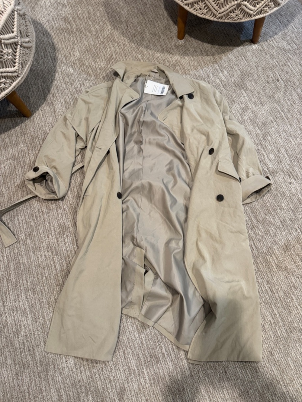 Everlane Double-Breasted Trench Coat